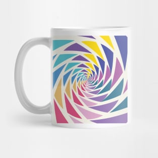 Kaleidoscope Mosaic Spiral Vortex Infinity Loop Pattern Mug